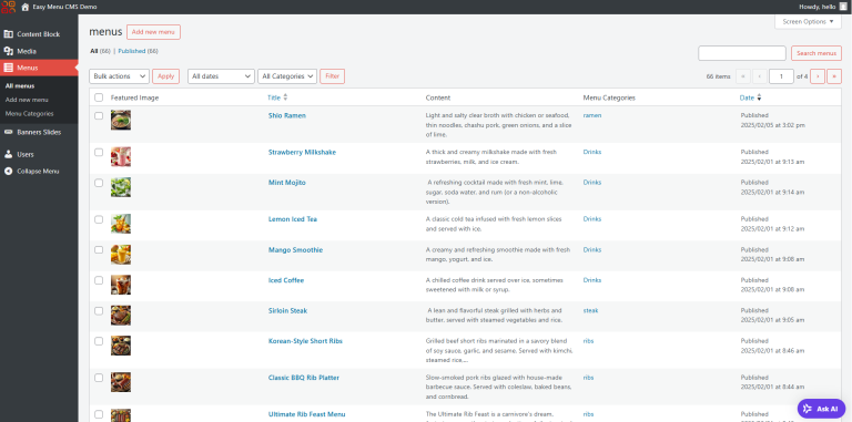 restaurant menu management - Images High Quality... How to Update Your Restaurant Menu Online in Minutes | Easy Menu CMS